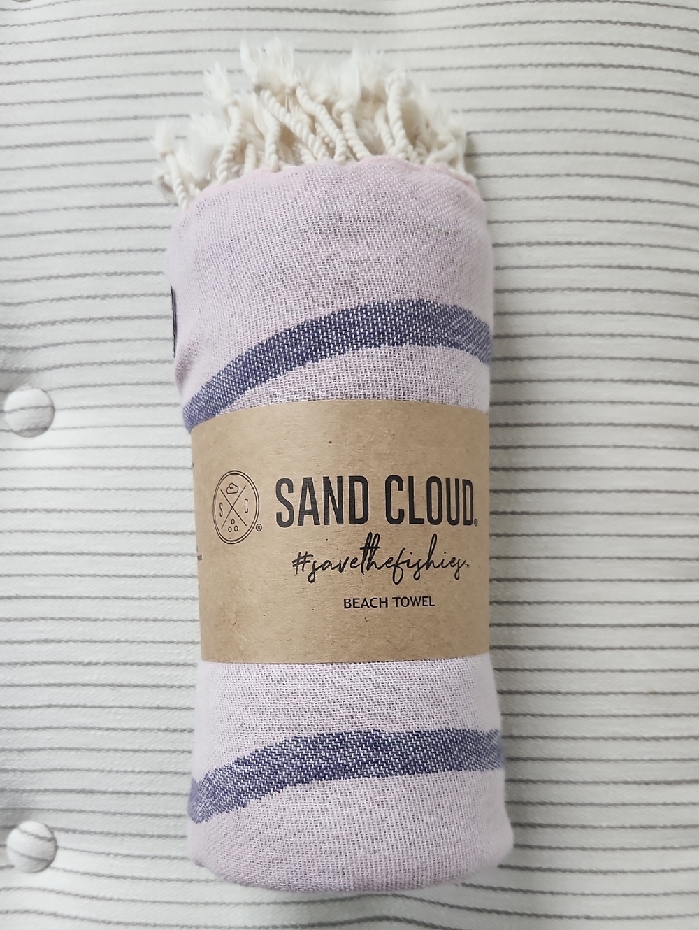 Sand Cloud Purple Orca Whale Beach Towel